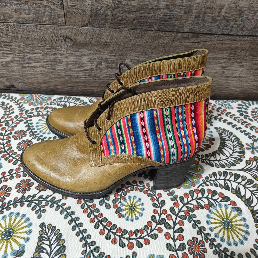Rare Greenish Ankle Boots